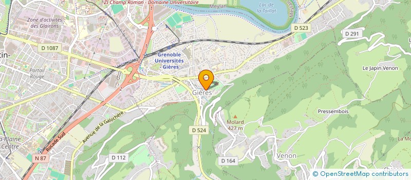 localisation de l'entreprise GIERES RANDONNEES à GIERES