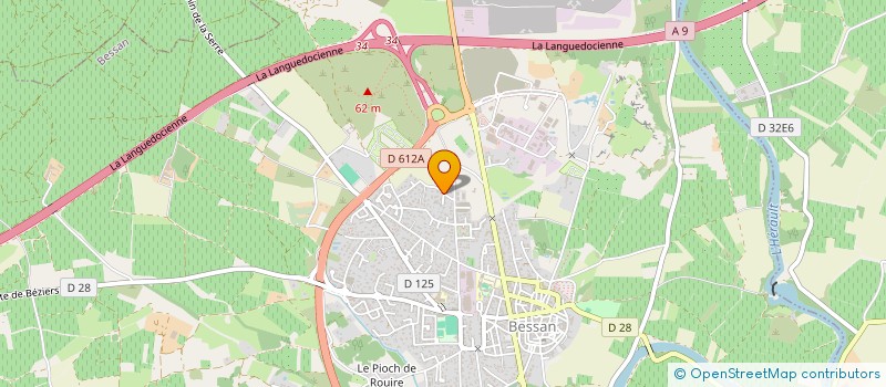 localisation de l'entreprise GIERMA CONSTRUCTION à BESSAN