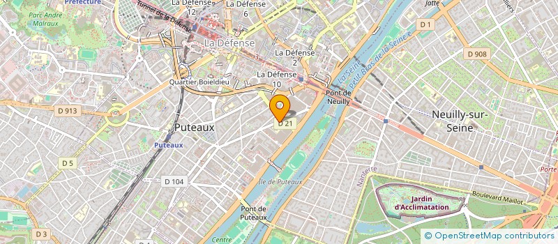 localisation de l'entreprise GIESECKE+DEVRIENT MOBILE SECURITY TCD FRANCE  PUTEAUX