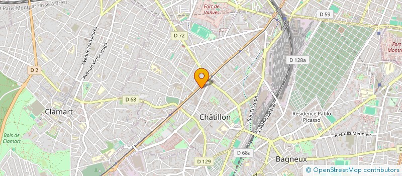 localisation de l'entreprise GIESSE FAMILY  CHATILLON