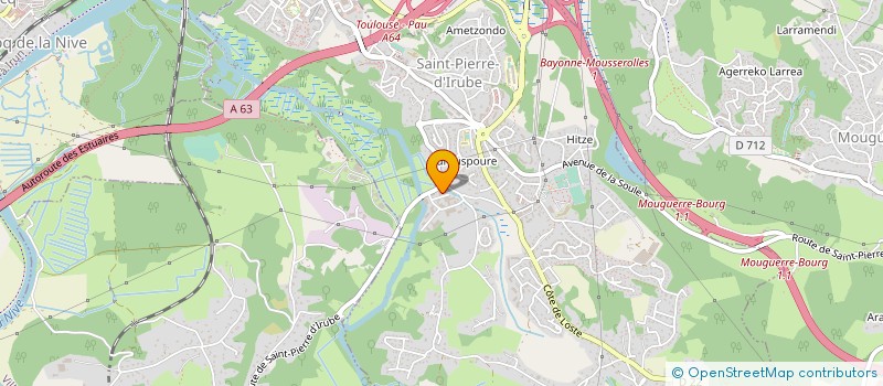 localisation de l'entreprise GIETEL à VILLEFRANQUE