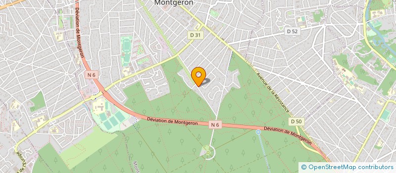 localisation de l'entreprise GIETKOM à MONTGERON