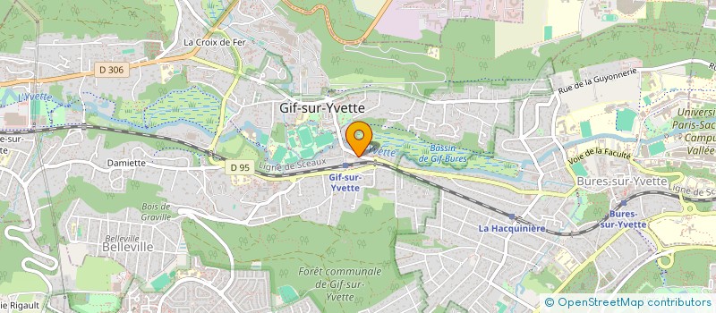 localisation de l'entreprise GIF COIFFURE à GIF-SUR-YVETTE