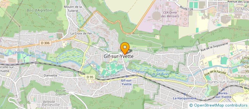 localisation de l'entreprise GIF OPTIQUE à GIF-SUR-YVETTE