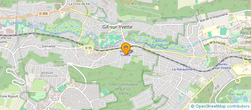 localisation de l'entreprise GIF PHOTO-CLUB à GIF-SUR-YVETTE