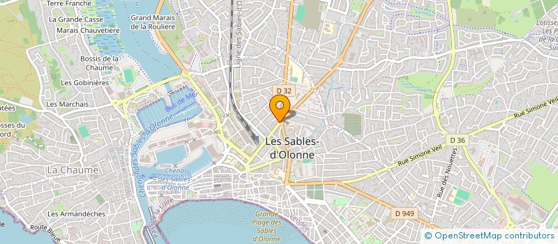 localisation de l'entreprise GIFA à LES SABLES D'OLONNE