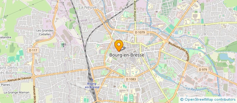 localisation de l'entreprise GIFACOR à BOURG-EN-BRESSE
