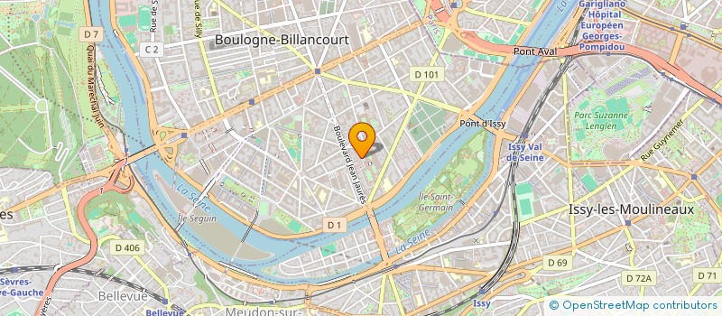 localisation de l'entreprise GIFAS à BOULOGNE-BILLANCOURT