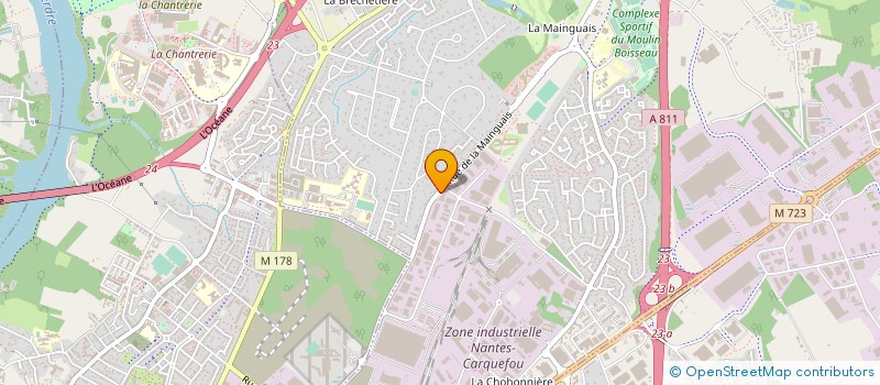 localisation de l'entreprise GIFFARD MANUTENTION à CARQUEFOU