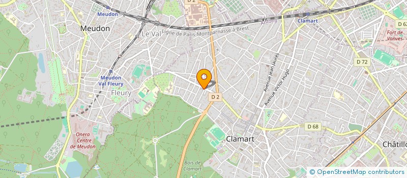 localisation de l'entreprise GIFFARD SA à CLAMART