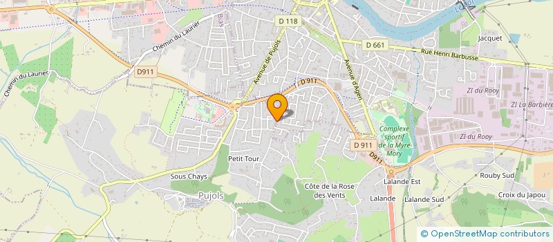 localisation de l'entreprise GIFI 48  VILLENEUVE SUR LOT