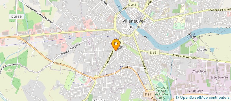 localisation de l'entreprise GIFI MAG à VILLENEUVE SUR LOT
