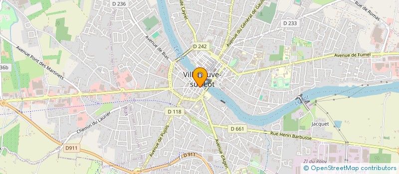 localisation de l'entreprise GIFI MANAGEMENT  VILLENEUVE SUR LOT