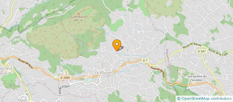 localisation de l'entreprise GIFITEX  LE ROURET