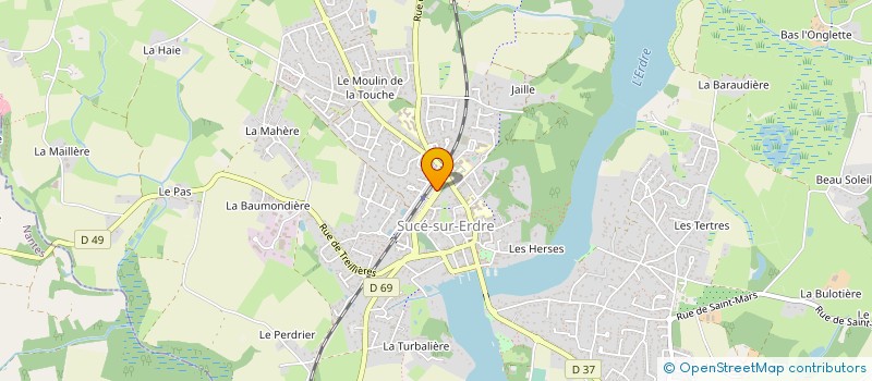 localisation de l'entreprise GIFLO à SUCE-SUR-ERDRE