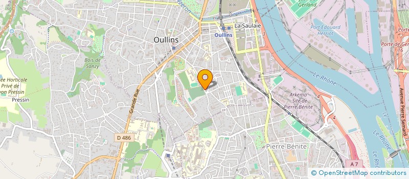 localisation de l'entreprise GIFLO  OULLINS-PIERRE-BENITE