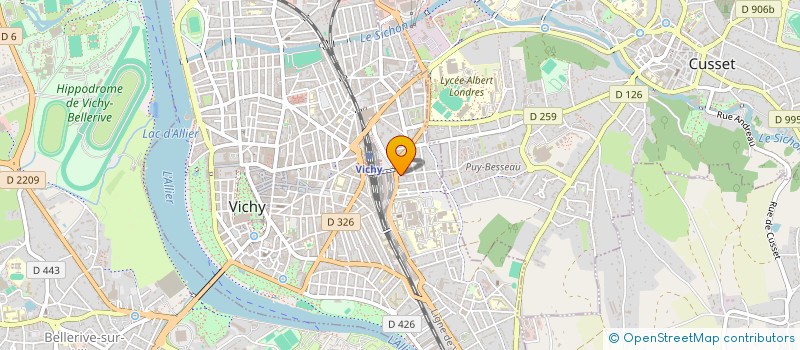 localisation de l'entreprise GIFRAM à VICHY