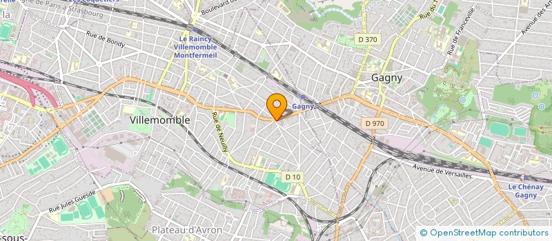 localisation de l'entreprise GIFT CENTER  VILLEMOMBLE