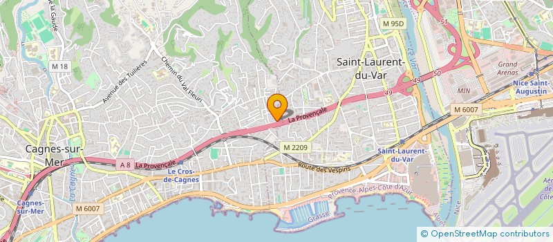 localisation de l'entreprise GIFT TONIC  CAGNES-SUR-MER