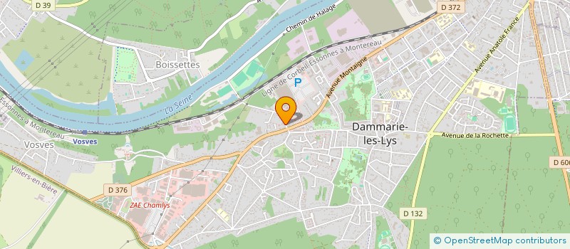 localisation de l'entreprise GIFTASSO à DAMMARIE-LES-LYS