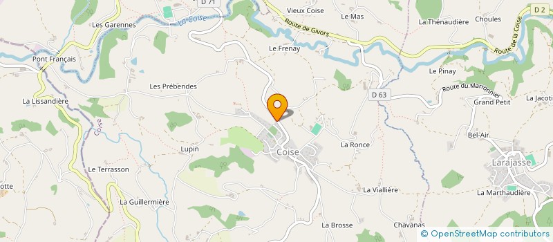 localisation de l'entreprise GIG INVEST  COISE