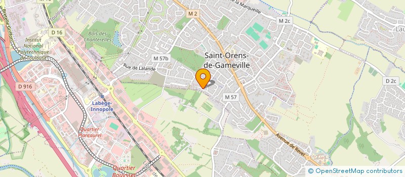 localisation de l'entreprise GIGA  SAINT-ORENS-DE-GAMEVILLE