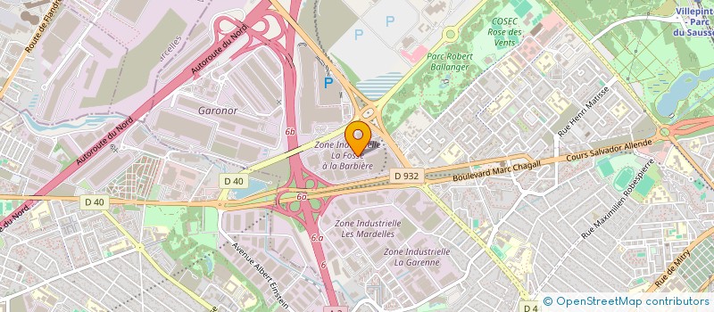 localisation de l'entreprise GIGA à AULNAY-SOUS-BOIS