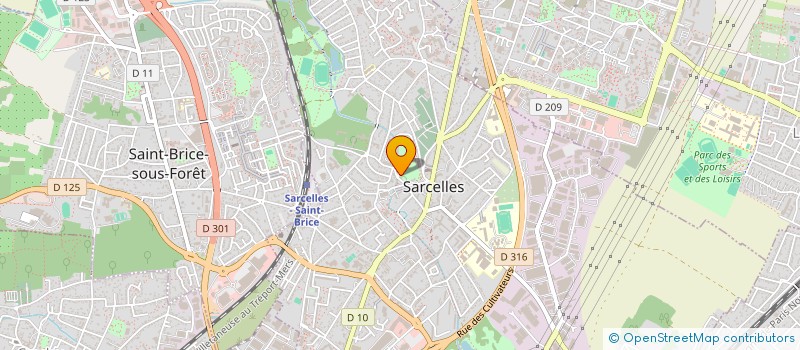localisation de l'entreprise GIGA ARMATURES à SARCELLES
