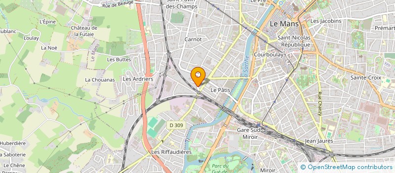 localisation de l'entreprise GIGA COIFF' à LE MANS