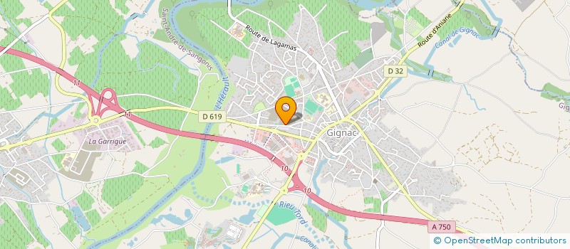 localisation de l'entreprise GIGA CONSEIL  LA GRANDE-MOTTE