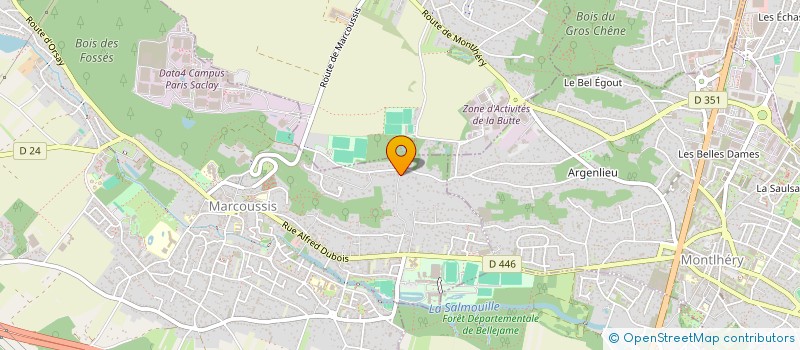 localisation de l'entreprise GIGA- IMMO  MARCOUSSIS