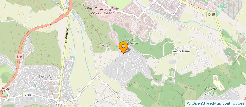 localisation de l'entreprise GIGA INGENIERIE  CABRIES