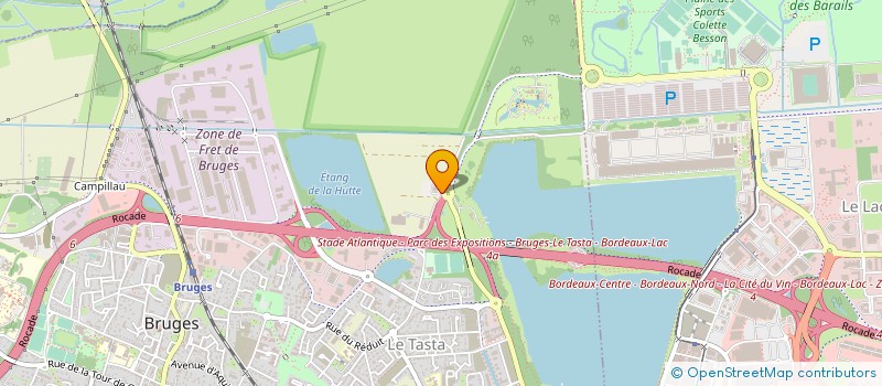 localisation de l'entreprise GIGA PNEUS  BRUGES