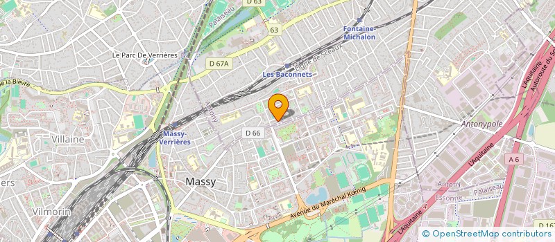 localisation de l'entreprise GIGA SERVICES à ANTONY
