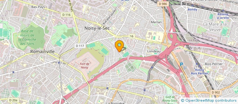 localisation de l'entreprise GIGA SERVICES à NOISY-LE-SEC