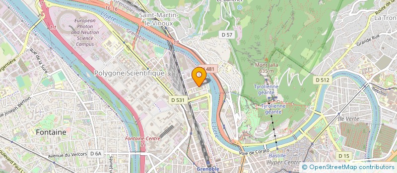 localisation de l'entreprise GIGA VERKOR IMMO à GRENOBLE