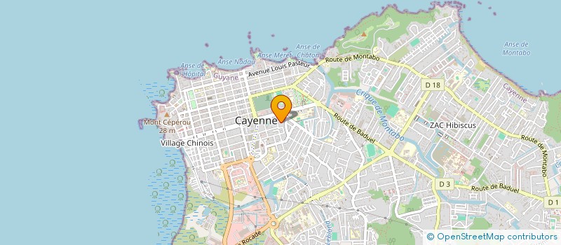 localisation de l'entreprise GIGAMINES à CAYENNE