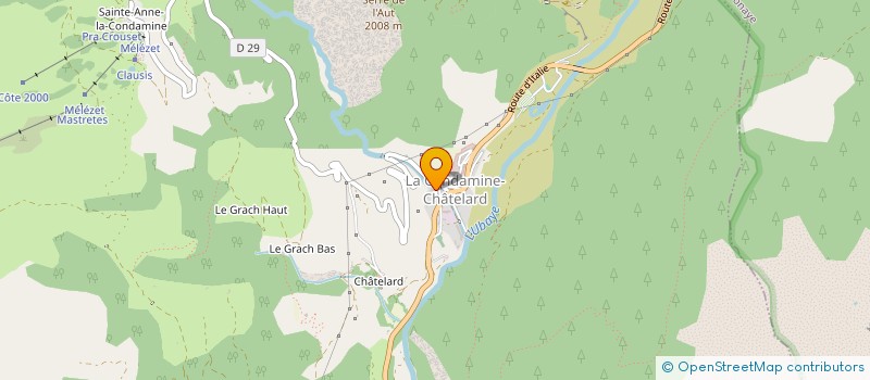 localisation de l'entreprise GIGANTE  LA CONDAMINE-CHATELARD