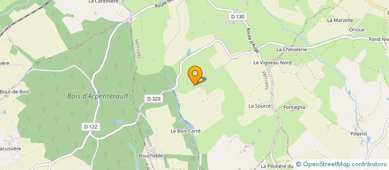 localisation de l'entreprise GIGANTE & HOMME ELAGAGE  VERRUYES