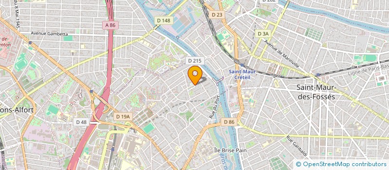 localisation de l'entreprise GIGANTIC à CRETEIL