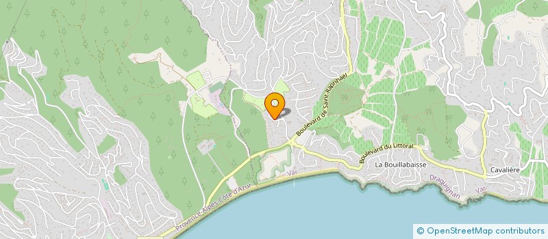 localisation de l'entreprise GIGARO FAMILY  LA CROIX-VALMER