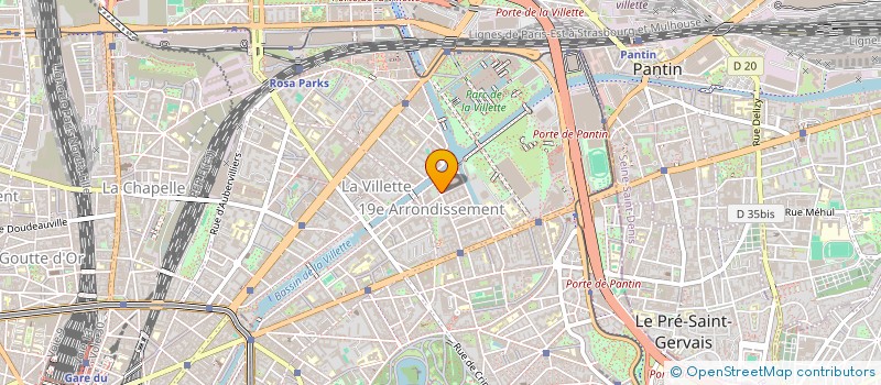 localisation de l'entreprise GIGARO GROUPE  PARIS