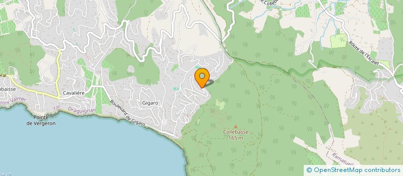 localisation de l'entreprise GIGARO-GUERNSEY  LA CROIX-VALMER