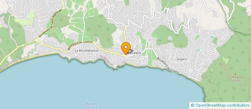 localisation de l'entreprise GIGARO POSEIDON-VAC à LA CROIX-VALMER