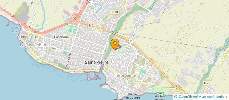 localisation de l'entreprise GIGARUN à SAINT-PIERRE