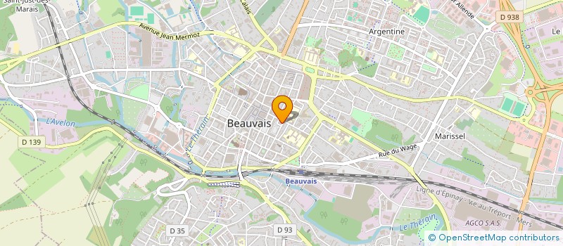 localisation de l'entreprise GIGASCOPE  BEAUVAIS