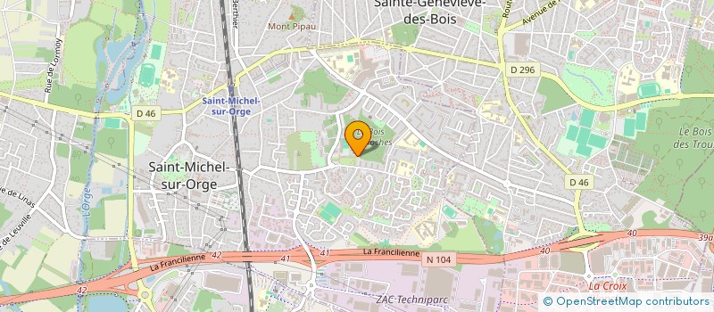 localisation de l'entreprise GIGASON SERVICES  SAINT-MICHEL-SUR-ORGE