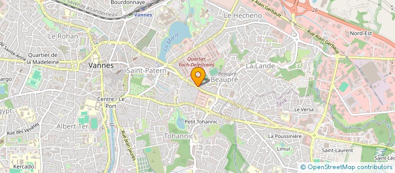 localisation de l'entreprise GIGATELECOM à VANNES