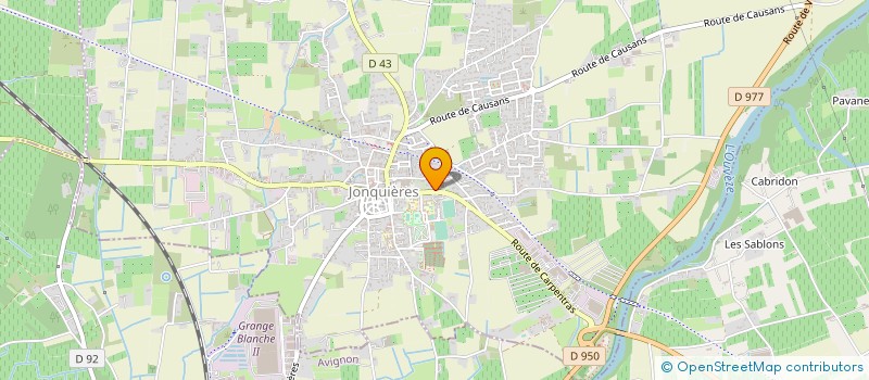 localisation de l'entreprise GIGATERRA  JONQUIERES