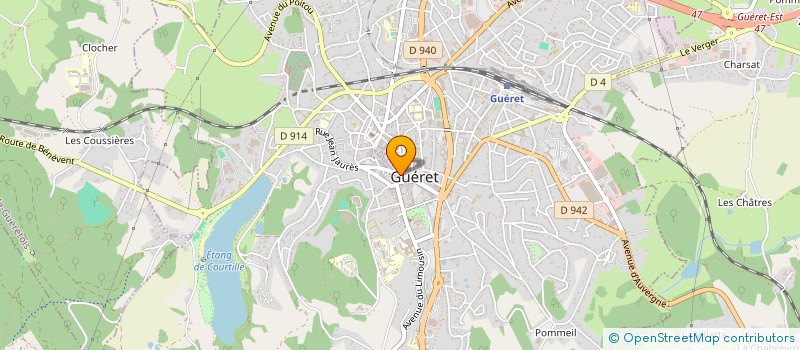 localisation de l'entreprise GIGI à GUERET
